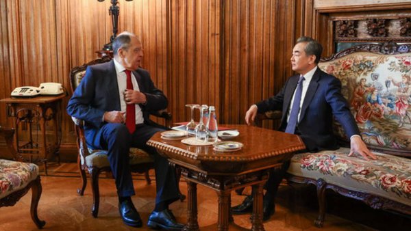 Встреча министров иностранных дел России и Китая в Пекине