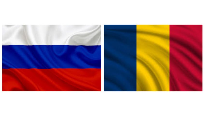 Russia and Chad Flag