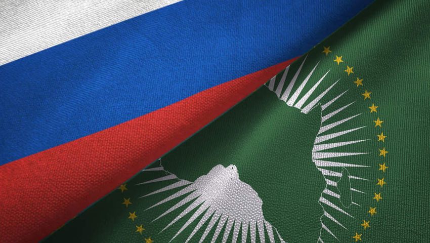 Russia-Africa Flag