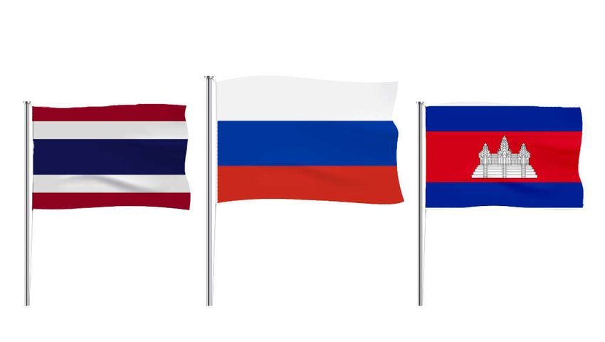 Thailand-Russia-Cambodia Flag copy