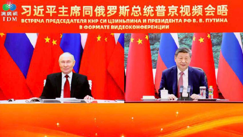 Vladimir Putin and Xi Jinping