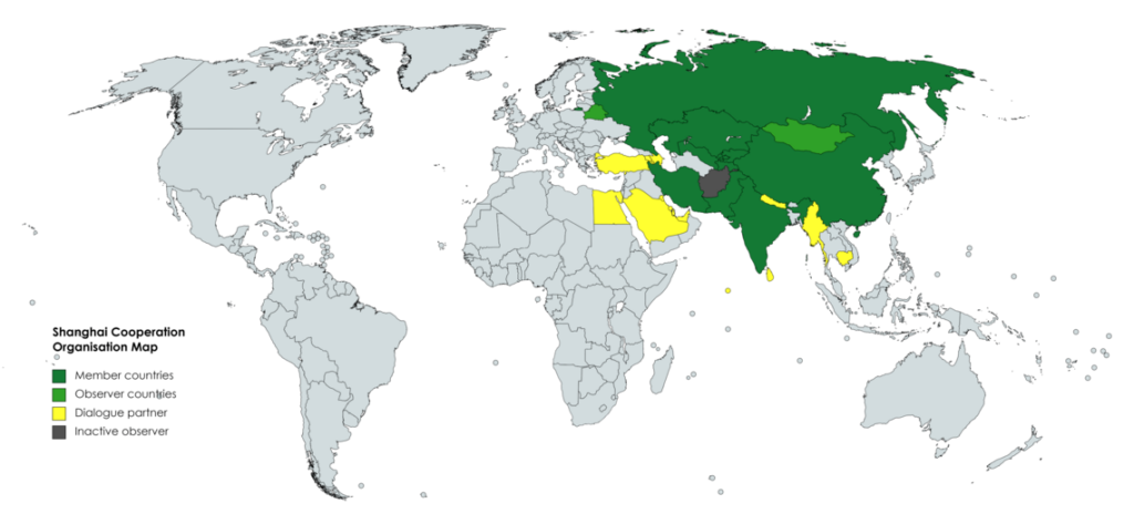 Countries of SCO 