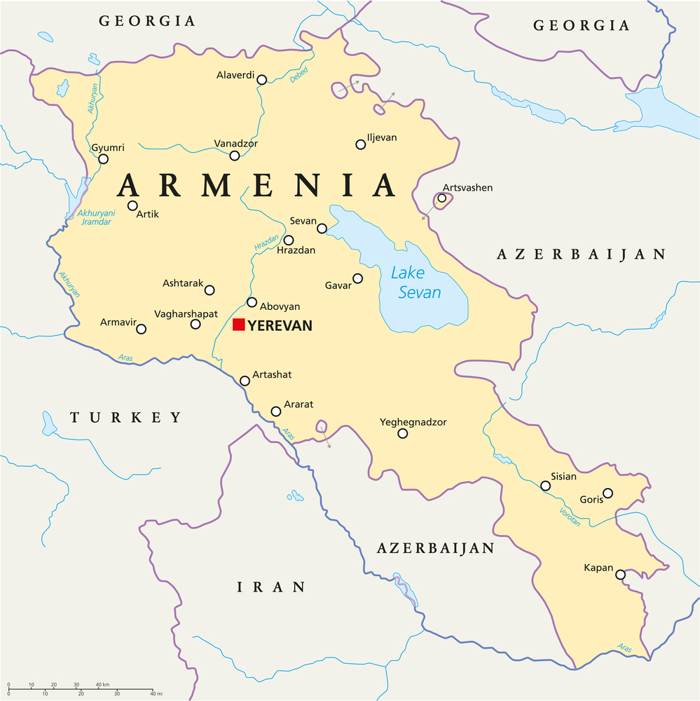 Armenia map