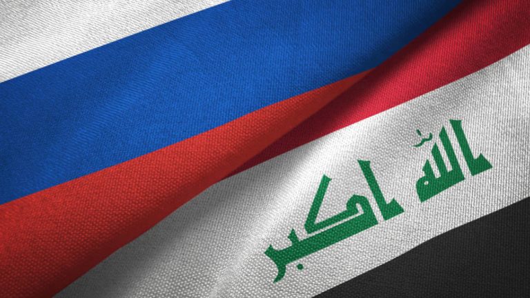 Russia Iraq Flags
