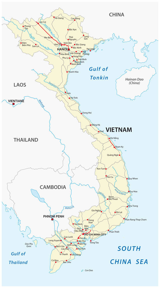 Veitnam Map