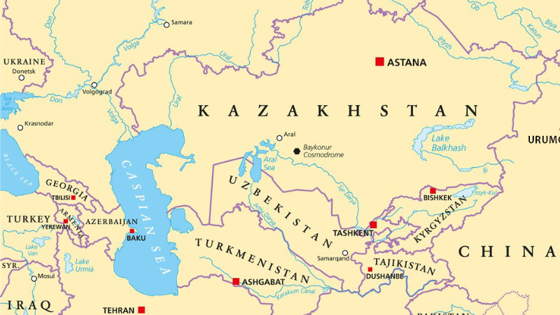 Central Asia Map