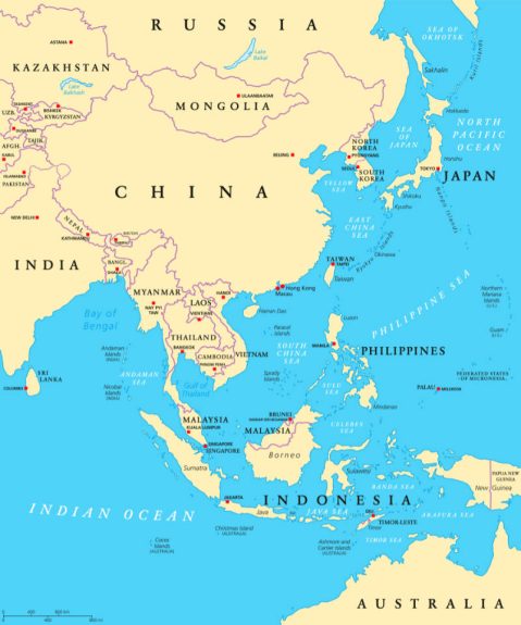 East Asia Map