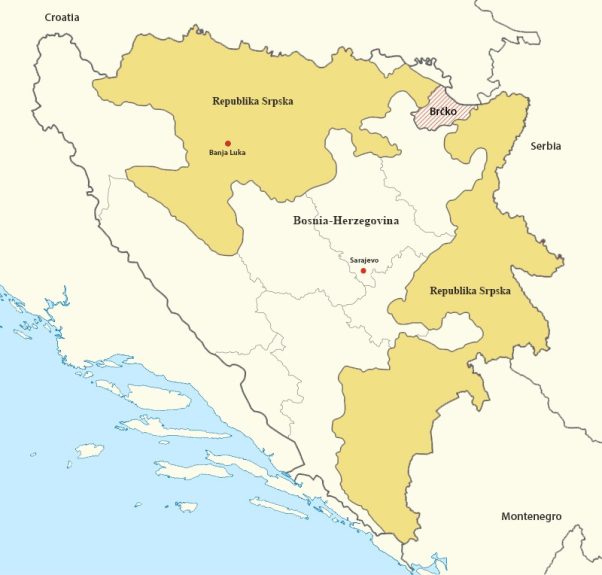 Republika Srpska Map