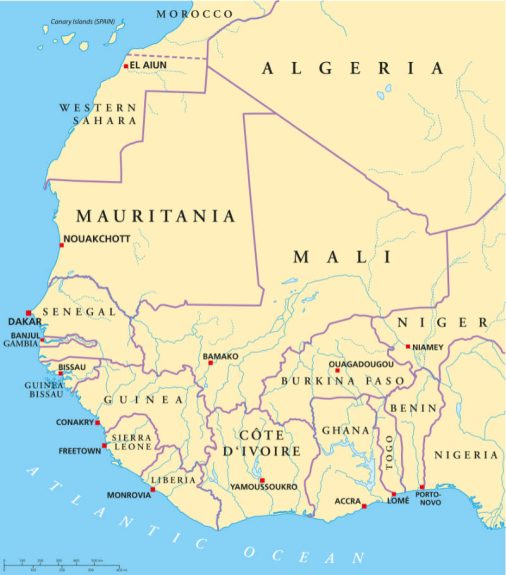 Guinea Bissau Map