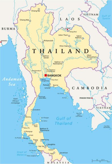 Thailand Map