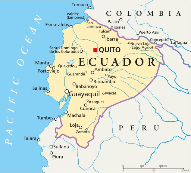 Ecuador map