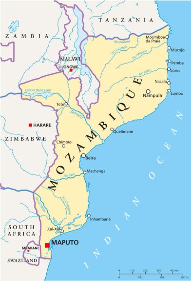 Mozambique Map