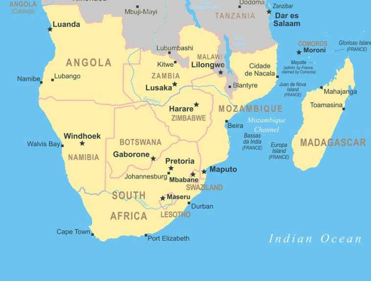 Southern Africa Map
