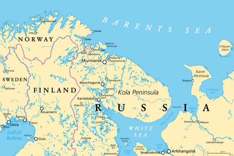 Murmansk Map