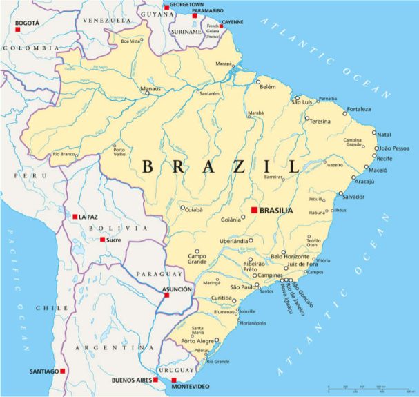  Brazil Map