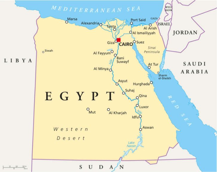 EGYPT Map