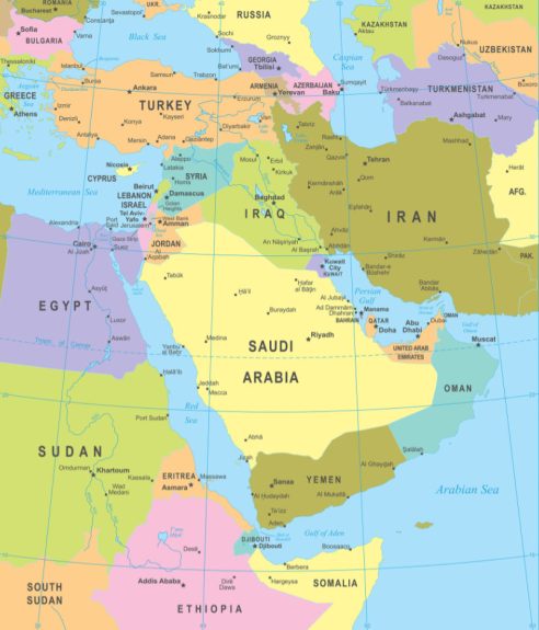 Middle East Map
