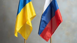 Russian Ukraine Flag