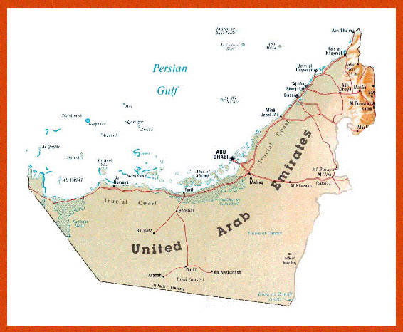 UAE Map