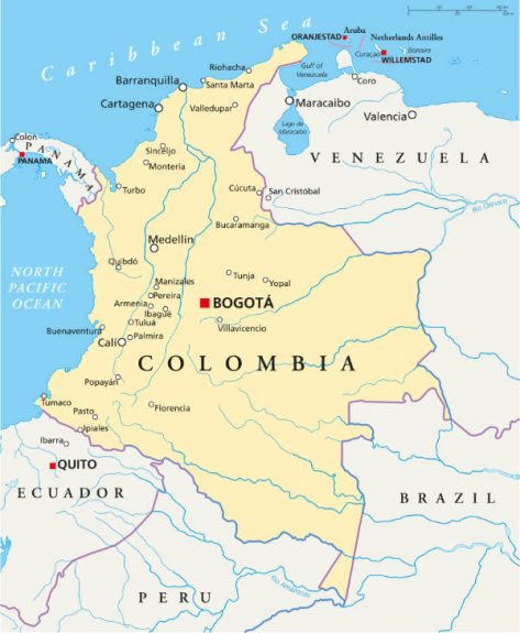 Columbia Map