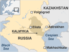 Kalmykia Map