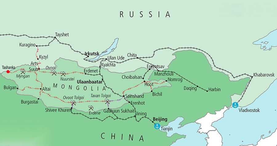 Mongolia Map