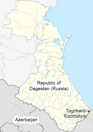 Azerbaijan-border-Map