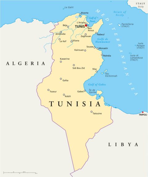 Tunisia Map