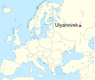 Ulyanovsk  Map