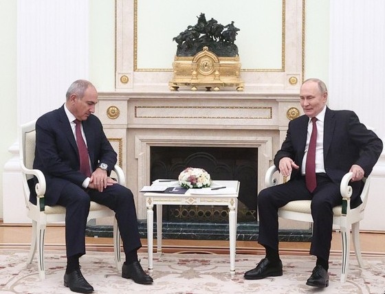 Russian President Putin with Armenian Prime Minister Pashinyan