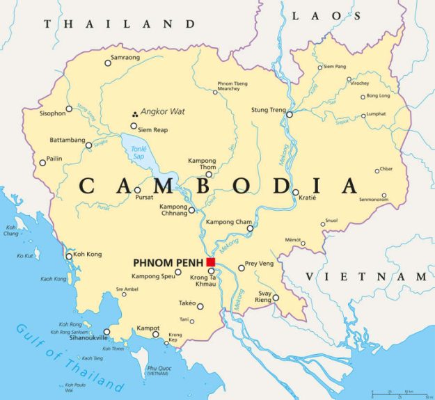 Cambodia Map