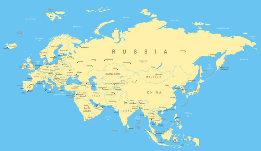 Eurasian Map