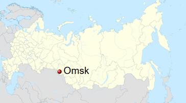 Omsk Map