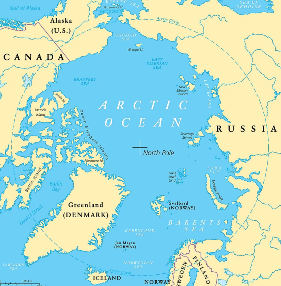 Artic map