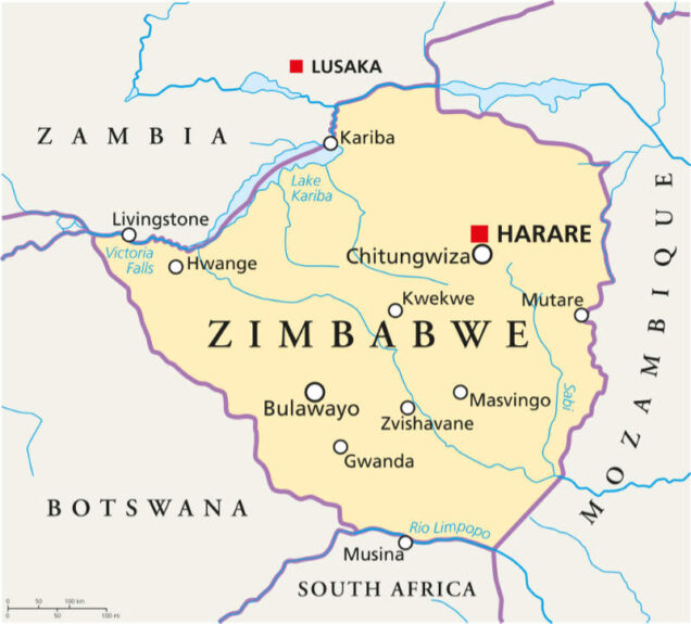 Zimbabwe Map