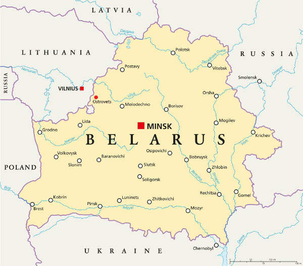 Belaus Map