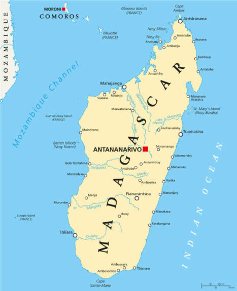 Madagascar Map