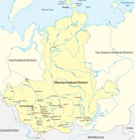 Siberia map