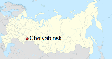 Chelyabinsk Map