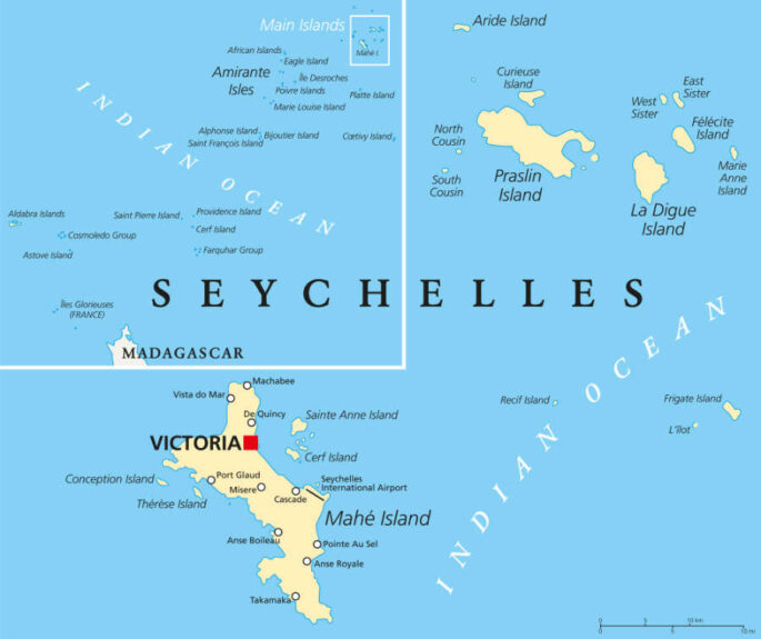 Seychelles map