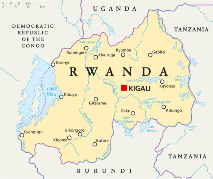 Rwanda Map