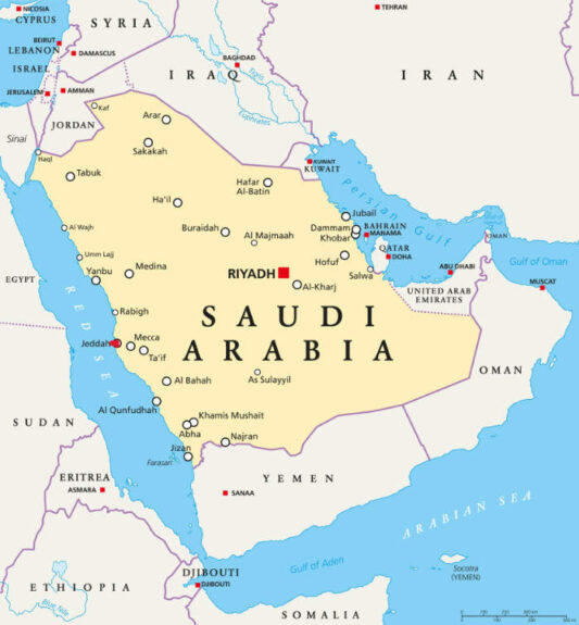 Saudi Map