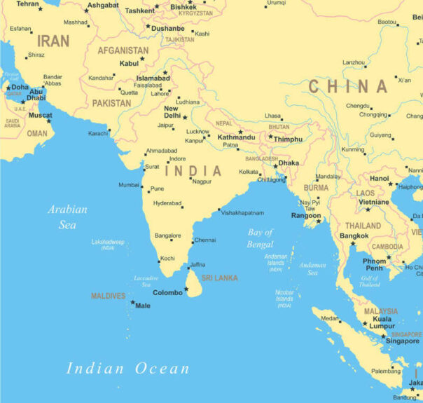 South Asia Map