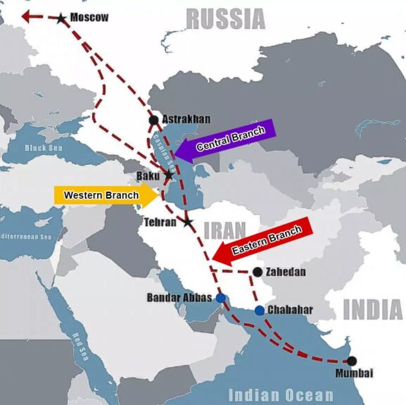 INSTC map
