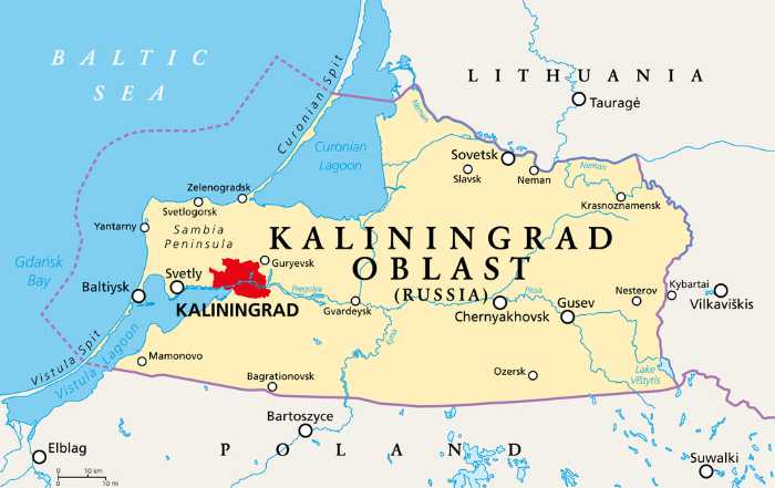 Kaliingrad Map