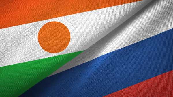 Russia Niger Flag