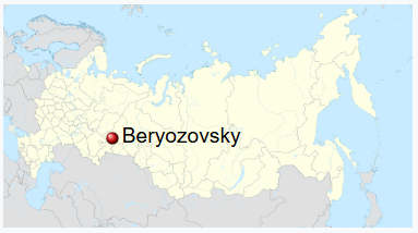 Beryozovsky map