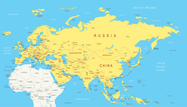 Eurasian map
