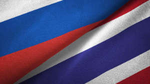 Russia thai flag