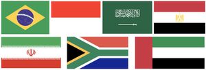 Countries flags